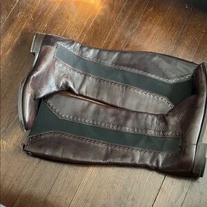 Women’s YSL Brown Leather Boots